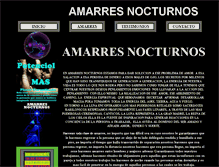 Tablet Screenshot of amarresnocturnos.com.mx